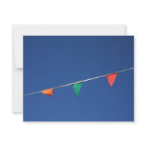 bunte Faehnchen invitations