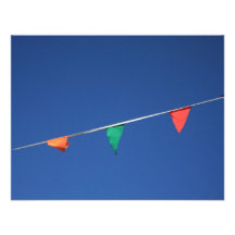 bunte Faehnchen Invitations