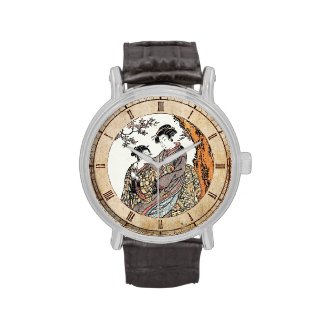 Bun'ya Yasuhide, from the series Six Poetic Immort Wrist Watch