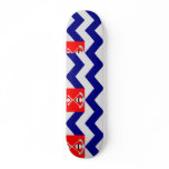 Bunyoro, Uganda, Tuvalu flag Skateboards