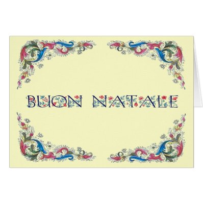 Buon natale - Florencia design Greeting Cards