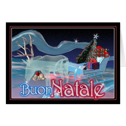 Buon Natale -Merry Christmas Card | Zazzle