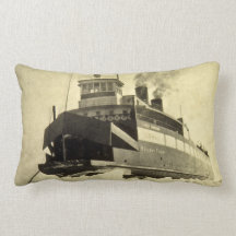 Buque de vapor principal Wawatam de Great Lakes en Almohadas