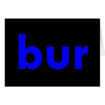 bur cards