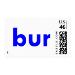 bur postage stamps