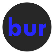 bur stickers