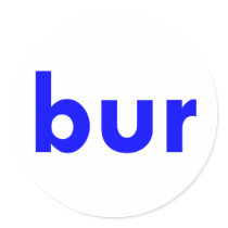 bur stickers
