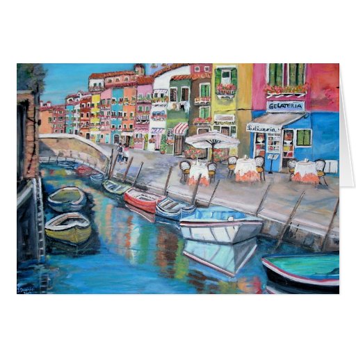 Burano, Italy - Card