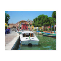 Burano, Italy Postcard by thefunkhouse Burano, Italy Postcard