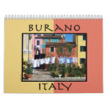 Burano Italy Wall Calendar