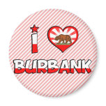 Burbank, CA Fridge Magnet