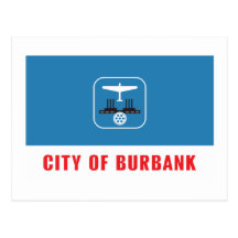 Burbank Flag Post Card