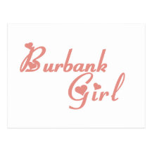Burbank Girl tee shirts Post Cards