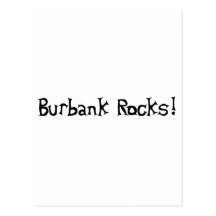 Burbank Rocks Post Card