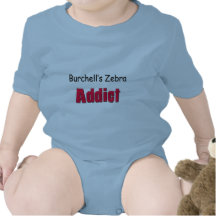 Burchell's Zebra Addict Baby Bodysuits