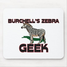 Burchell's Zebra Geek Mouse Mats