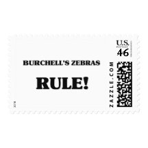 Burchell's Zebras Rule Postage Stamps