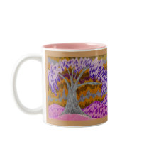 Burchfield Style Tree inverted, Burchfield Styl... Coffee Mug