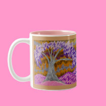 Burchfield Style Tree inverted, Burchfield Styl... mugs