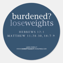 Burdened? Sticker