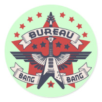 Bureau of Bang Bang Round Stickers