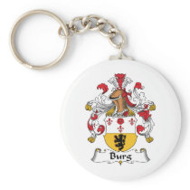 Burg Family Crest Key Chain