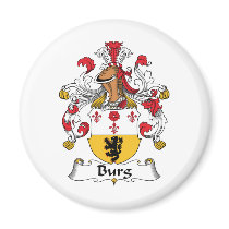 Burg Family Crest magnets