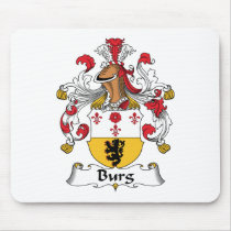 Burg Family Crest mousepads