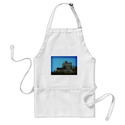 Burg Pyrmont, German Castle Souvenirs Aprons by GermanyScenes