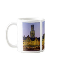 Burg Square and Belfry Tower, Bruges, Belgium Coffee Mug