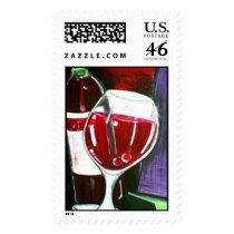 Burgandy Wine postage