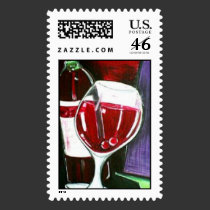 Burgandy Wine stamps