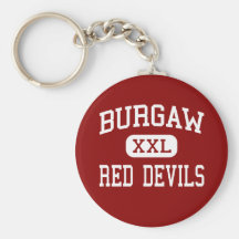Burgaw - Red Devils - Middle - Burgaw Key Chains