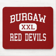 Burgaw - Red Devils - Middle - Burgaw Mouse Pad