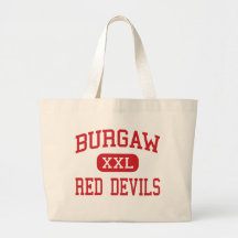 Burgaw - Red Devils - Middle - Burgaw Tote Bags