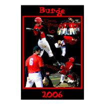 Burge Freshman Baseball Poster posters