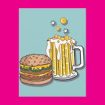 Burger and a Brew Post Cards