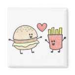 Burger and Fries Magnet