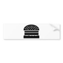 burger bumper stickers by Tomaniac burger bumper stickers