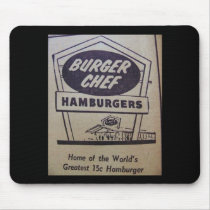 Burger Chef mousepads by Priscilla48 Burger Chef mousepads
