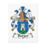 Burger Family Crest Postcards