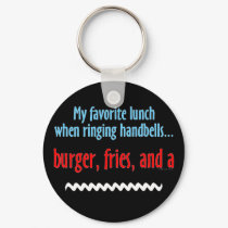 Burger, Fries and a Shake keychains