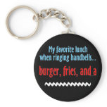 Burger, Fries and a Shake Key Chain
