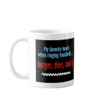 Burger, Fries and a Shake mugs