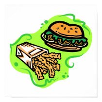 Burger & Fries posters by Edibility Burger & Fries posters