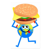 Burger Globe posters by prawny Burger Globe posters