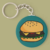Burger keychain keychains