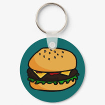 Burger keychain