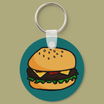 Burger keychain
