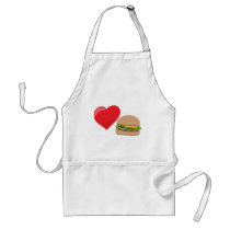 Burger Love!  Customizable: Aprons